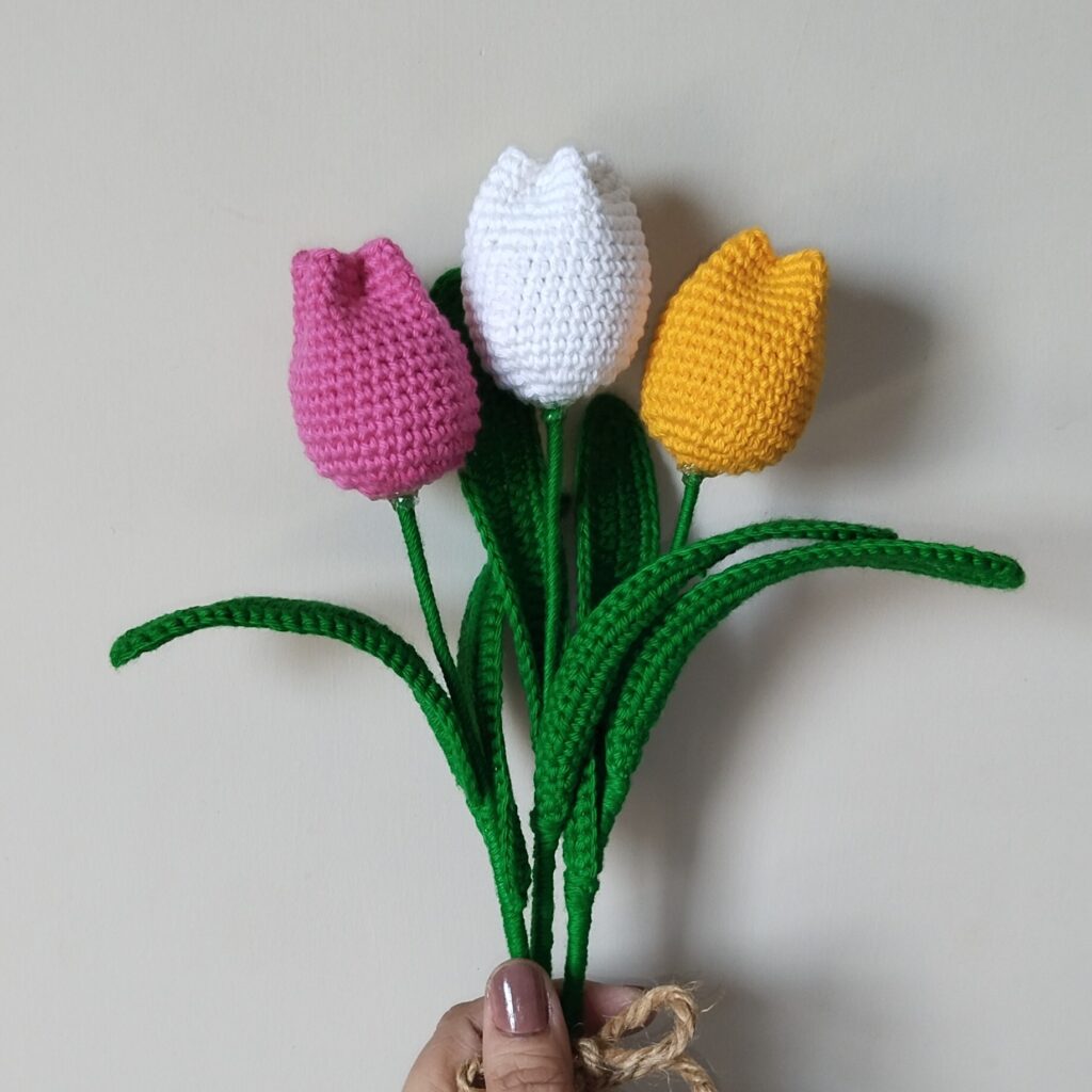 Crochet Forever Close Tulip Flower in India