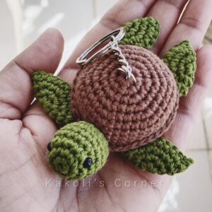 Handmade Tortoise Keychain in India