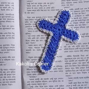 Handmade-Blue-Holy-Cross-Bookmark-in-India