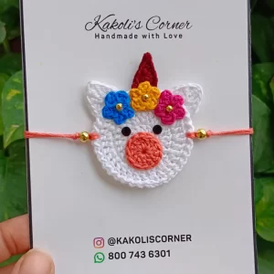 Handmade-Crochet-Unicorn-Rakhis-in-India-scaled