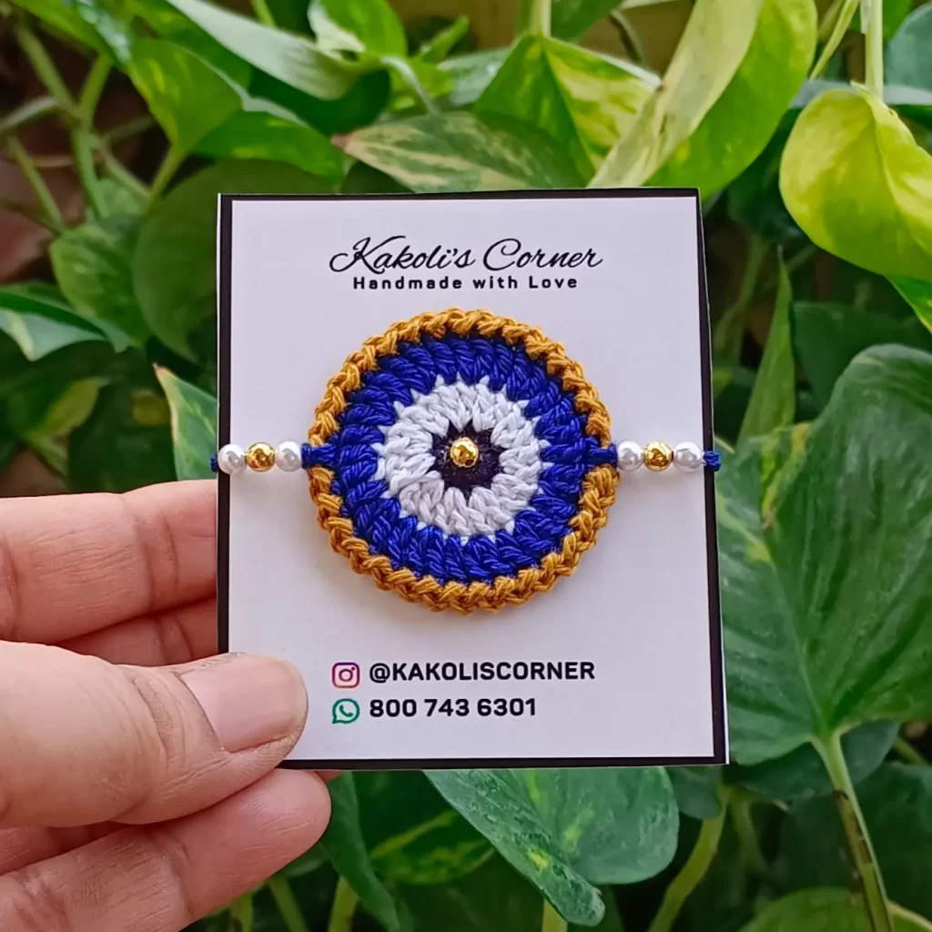 Handmade-Dark-Blue-Evil-Eye-Rakhis