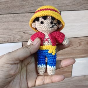 Crochet handmade One Piece Luffy Toy