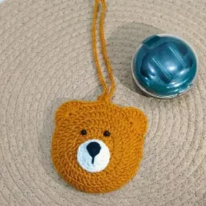 Crochet Bear Earphone Cover in India