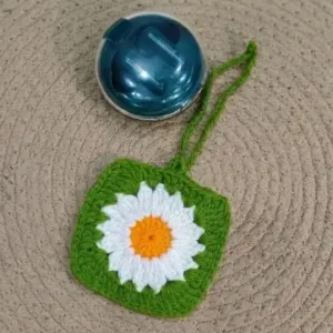 Crochet Daisy Earphone Cover in India