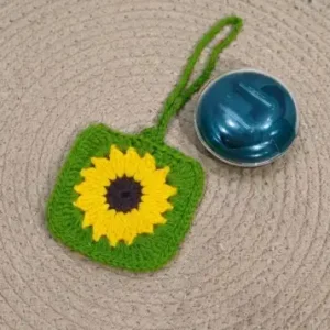 Crochet Sunflower Earphone Cover in India