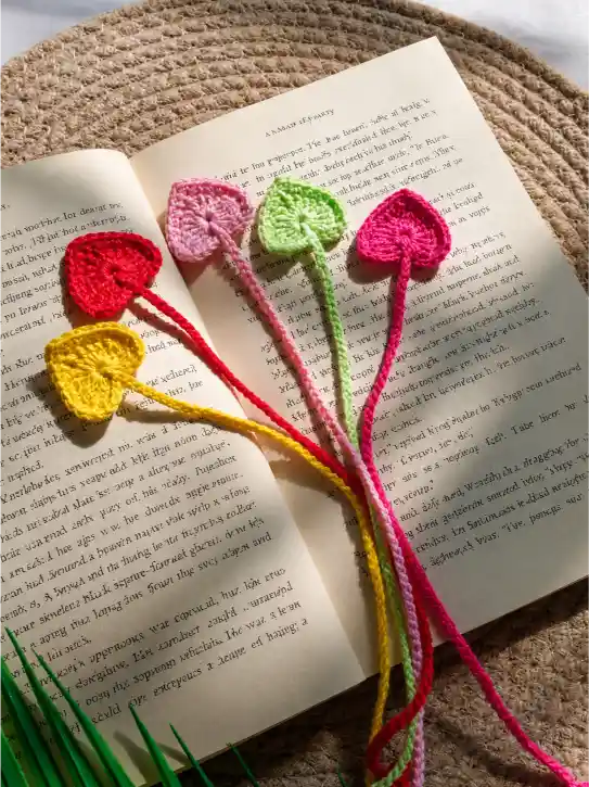 crochet heart bookmarks in india crochet heart bookmarks in india