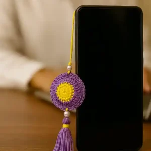 crochet mobile charm