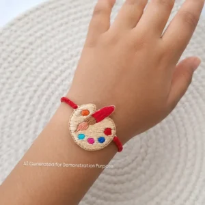 embroidery color pallete rakhi in india