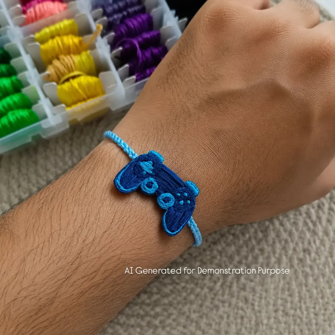 embroidery game console rakhi in india embroidery game console rakhi in india